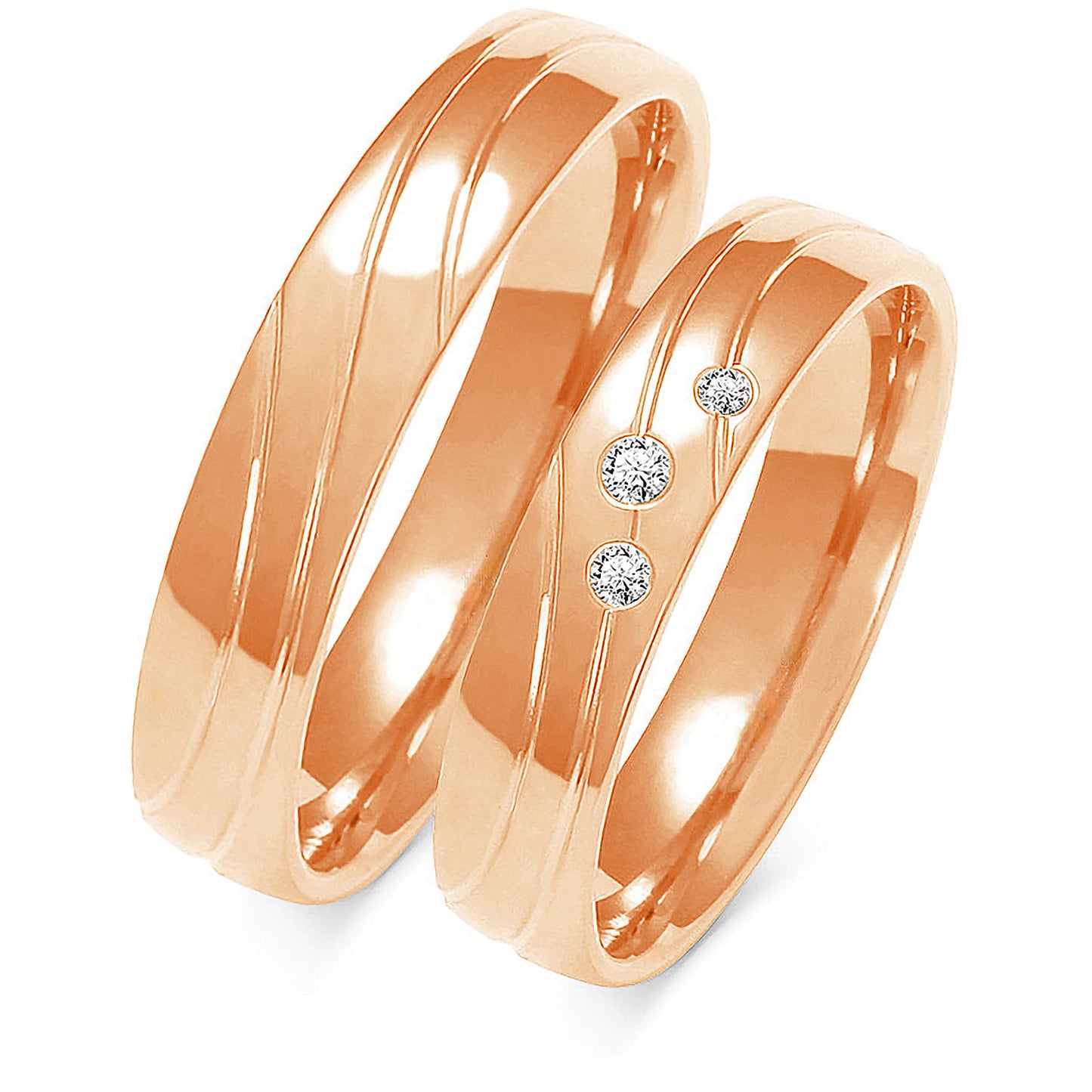 Orbis 4.50 mm + 4.50 mm - 0,045 ct. Diamanten