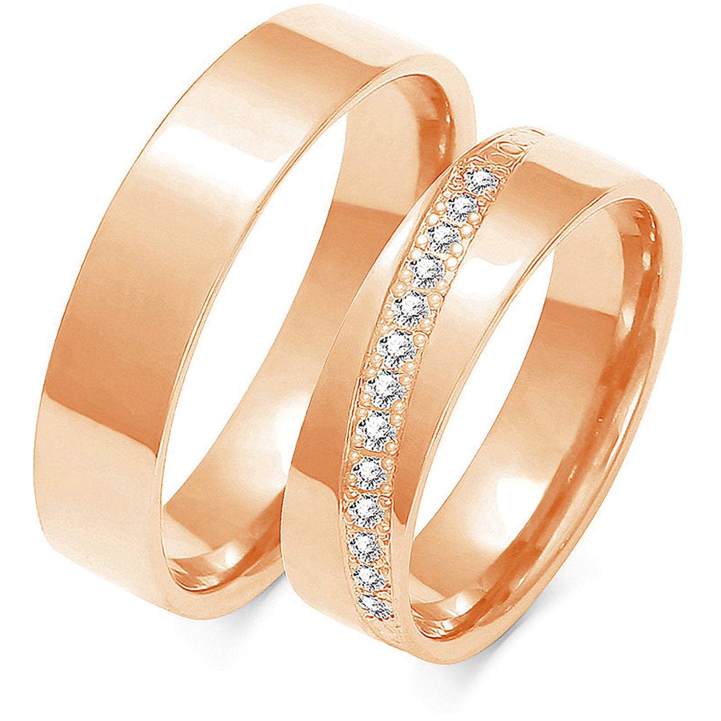 Lumière 5.00 mm + 5.00 mm - 0,182 ct. Diamanten