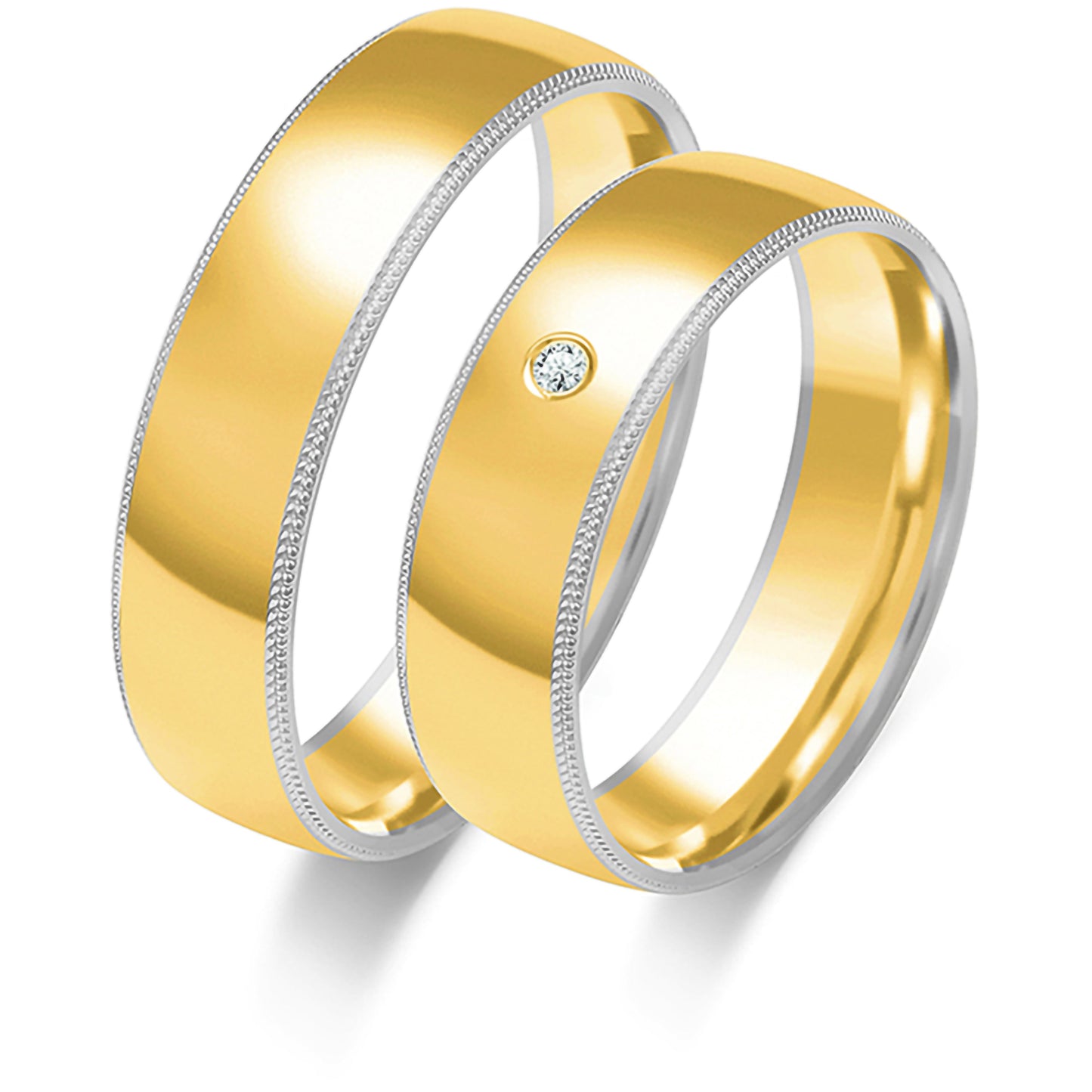 Elysia 5.50 mm + 5.50 mm - 0,014 ct. Diamanten