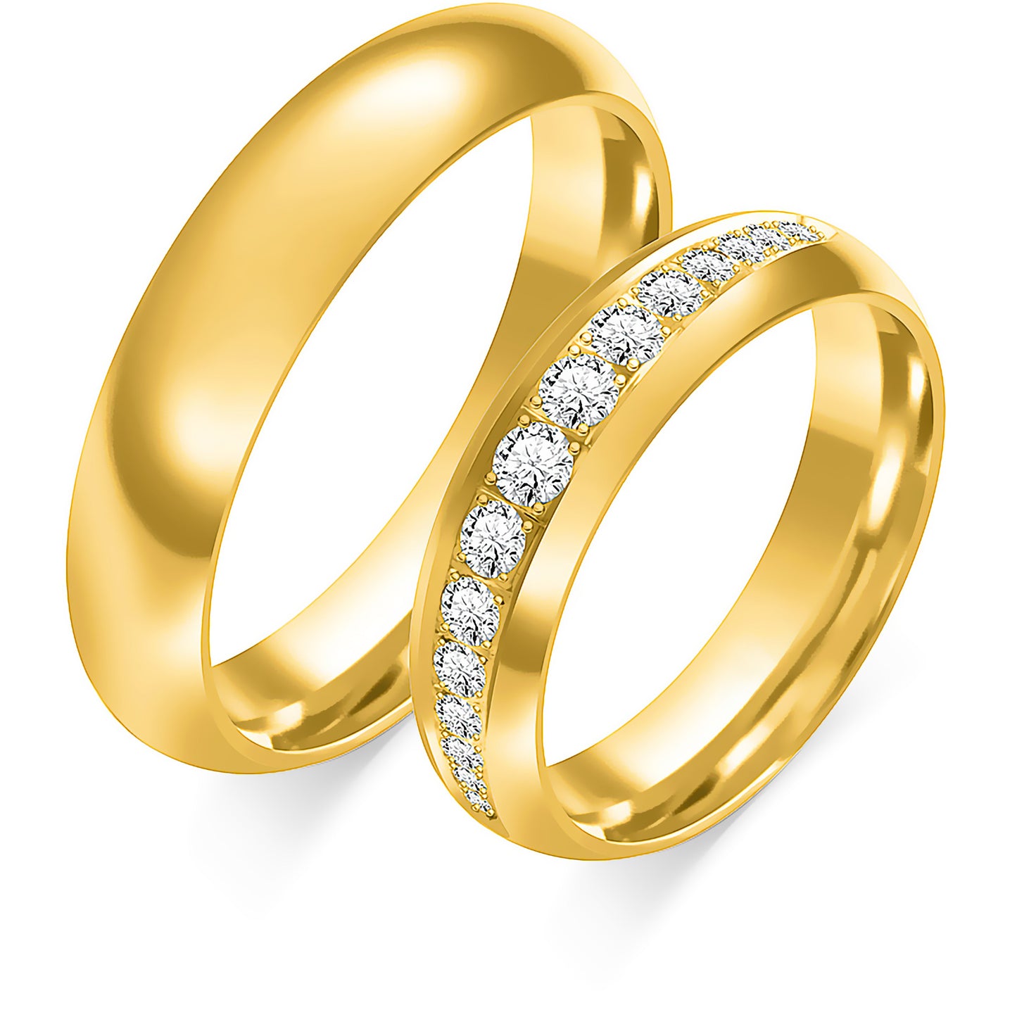 Jovandra 5.00 mm + 5.00 mm - 4,757 ct. Diamanten