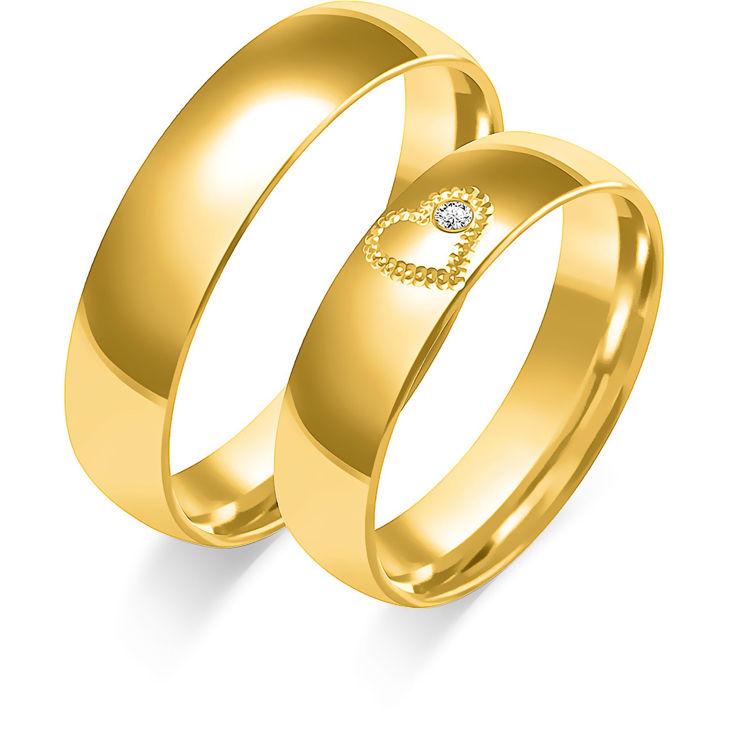 Quenessa 5.00 mm + 5.00 mm - 0,014 ct. Diamanten