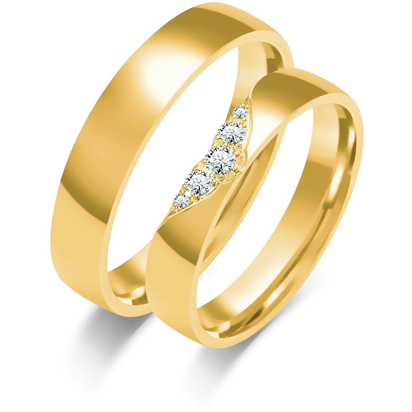 Jovindra 4.00 mm + 4.00 mm - 0,087 ct. Diamanten