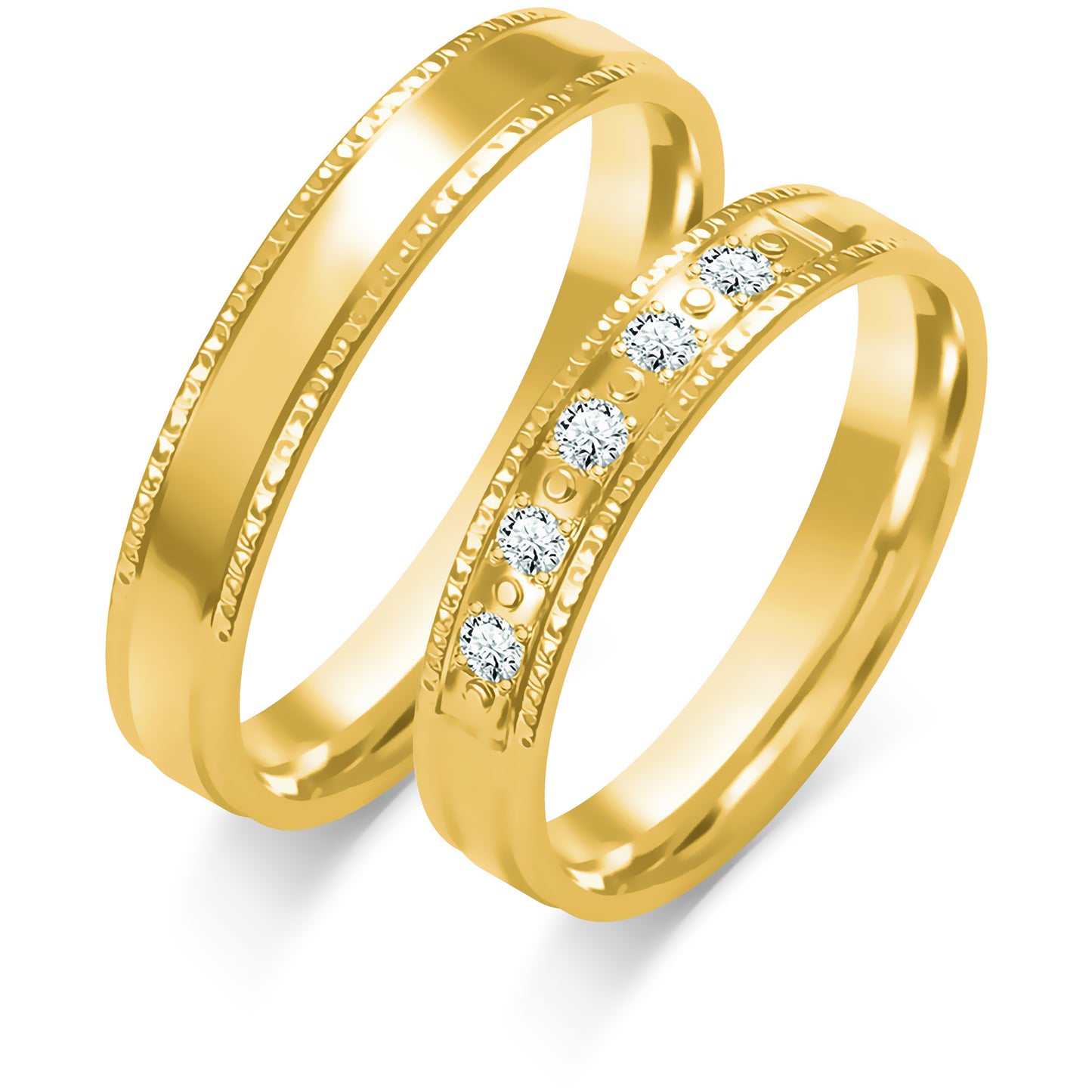 Karissandra 4.00 mm + 4.00 mm - 0,11 ct. Diamanten