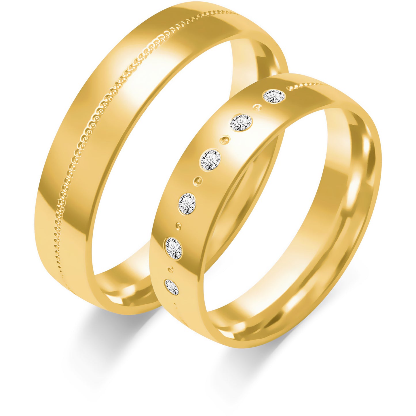 Luciviana 5.00 mm + 5.00 mm - 0,084 ct. Diamanten