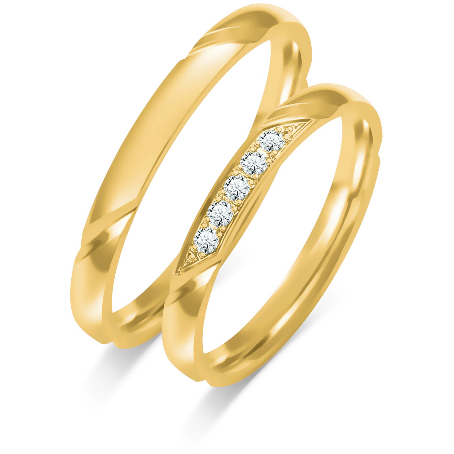 Ulvaris 2.50 mm + 2.50 mm - 0,07 ct. Diamanten