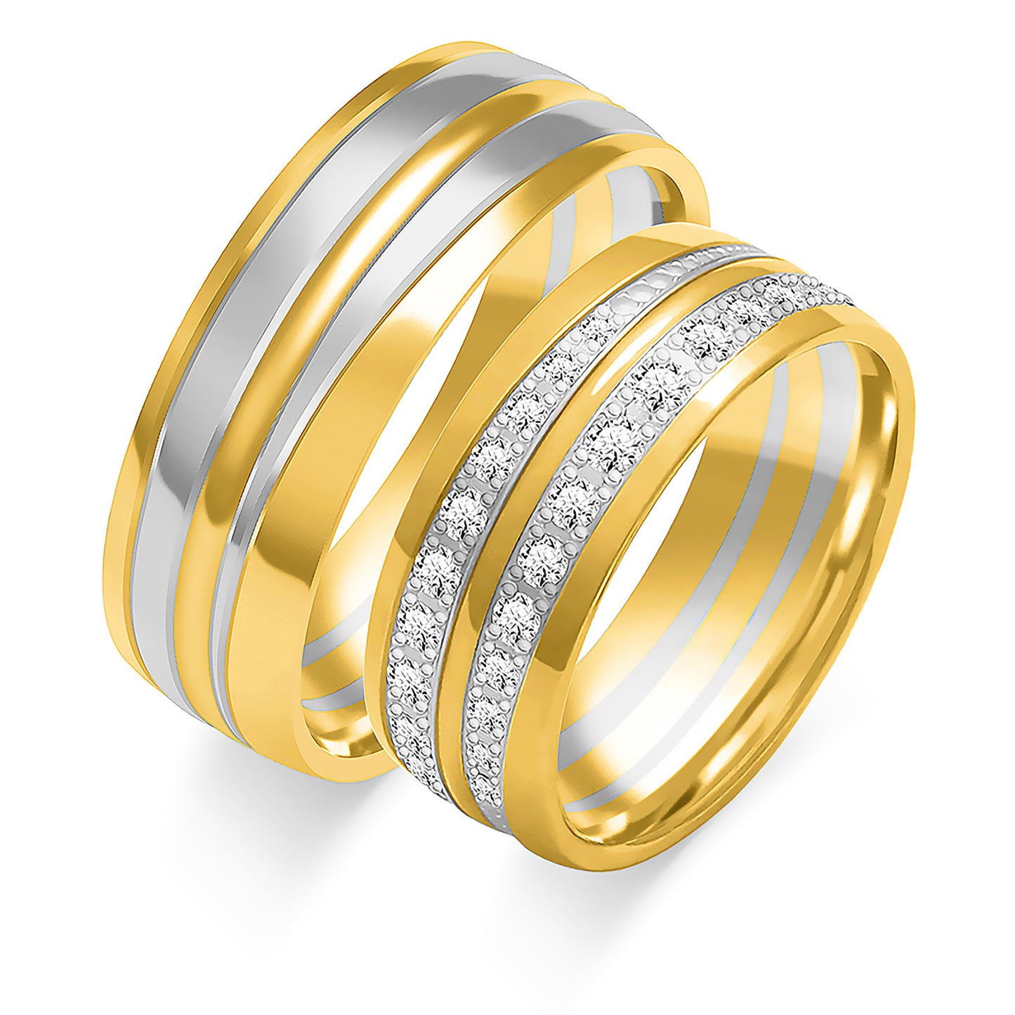 Salloria 7.50 mm + 7.50 mm - 0,646 ct. Diamanten