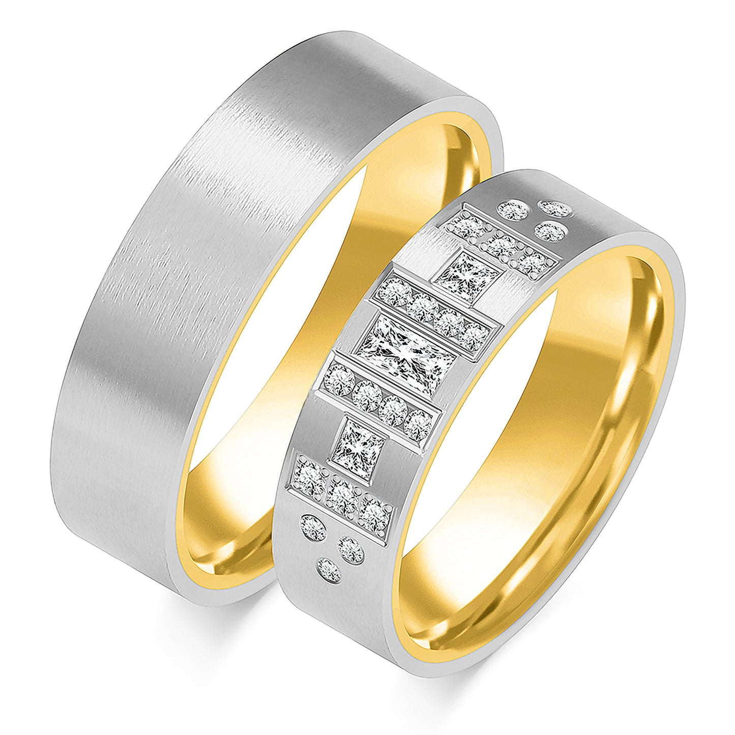Tivaria 6.00 mm + 6.00 mm - 0,369 ct. Diamanten