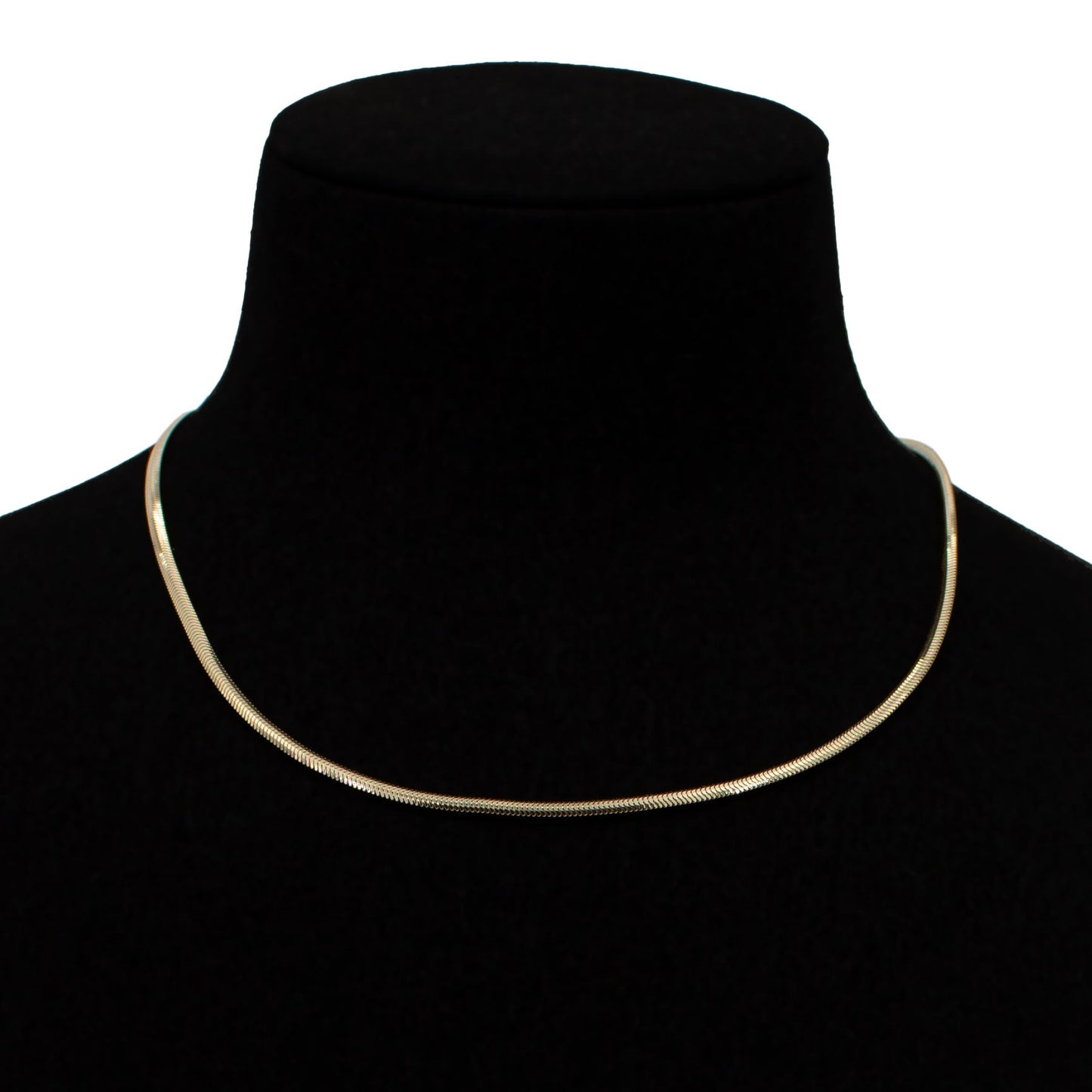 Halskette 14 Karat 585 Goldkette Schlangenkette – Echtgold Damen Halskette