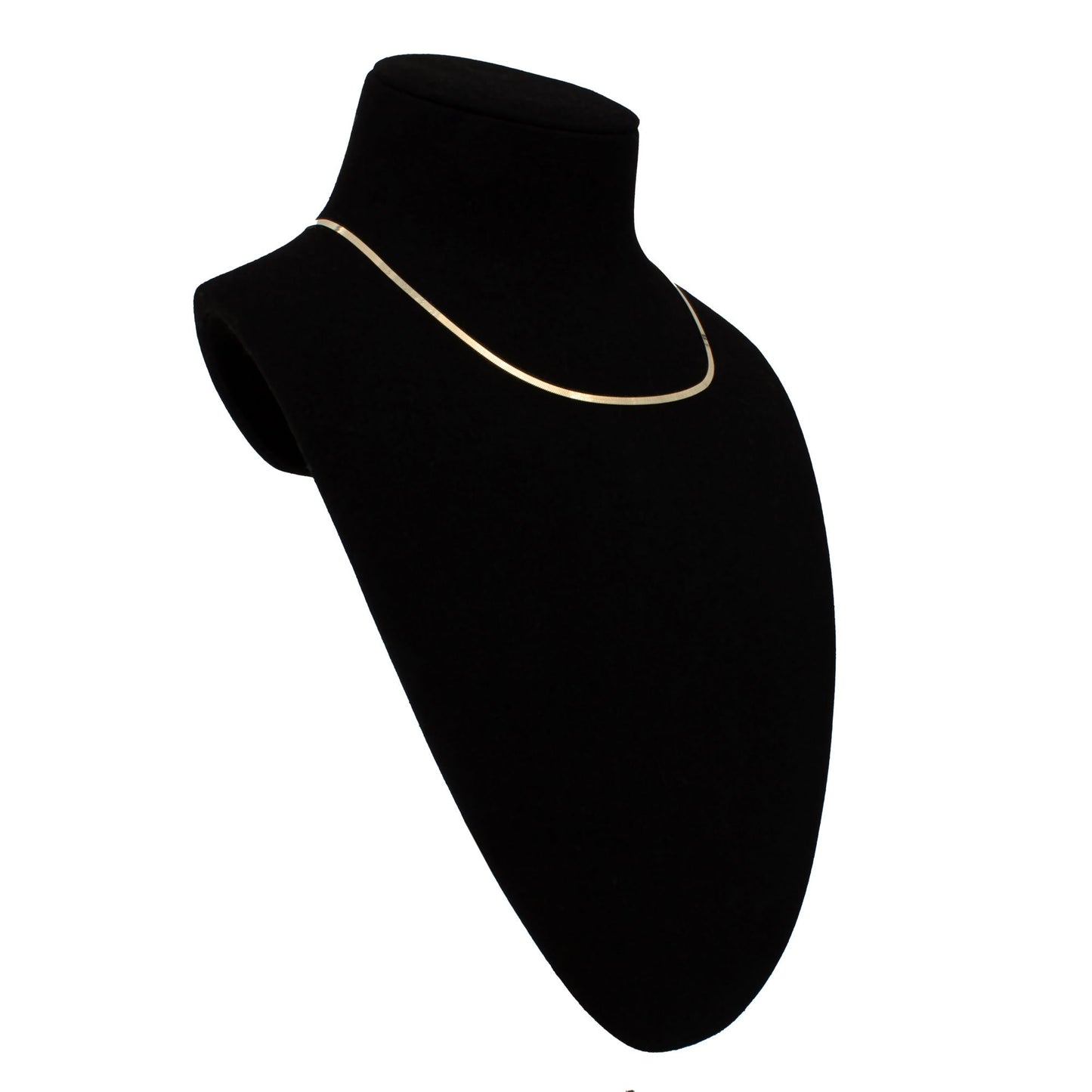 Halskette 14 Karat 585 Goldkette Fischgretenkette – Echtgold Damen Halskette
