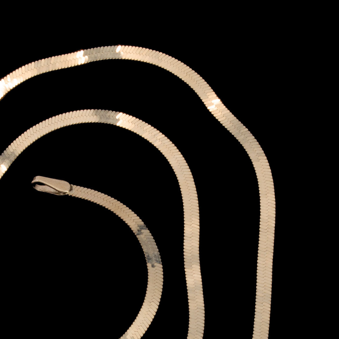 Halskette 14 Karat 585 Goldkette Fischgretenkette – Echtgold Damen Halskette