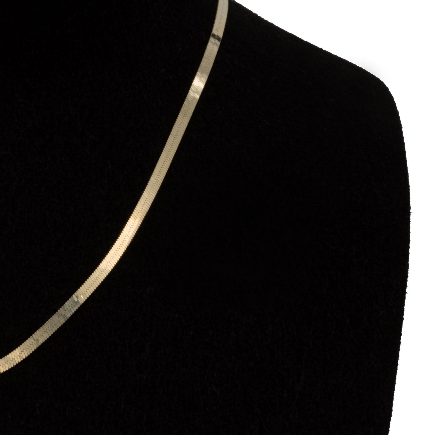 Halskette 14 Karat 585 Goldkette Fischgretenkette – Echtgold Damen Halskette
