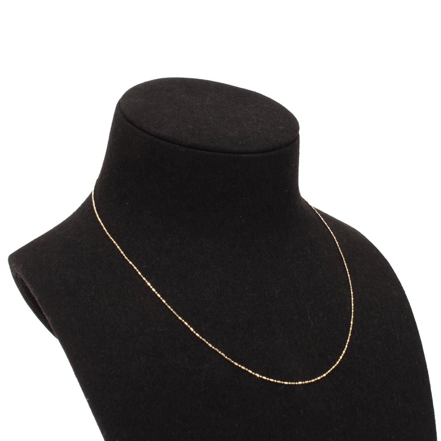 Halskette 14 Karat 585 Goldkette Modell "Punkt-Strich" – Feine Echtgold Damen Halskette