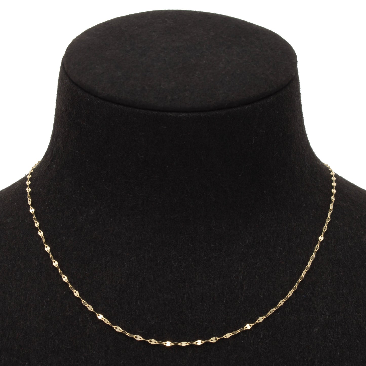 Halskette 14 Karat 585 Goldkette Modell "Rombo" – Feine Echtgold Damen Halskette