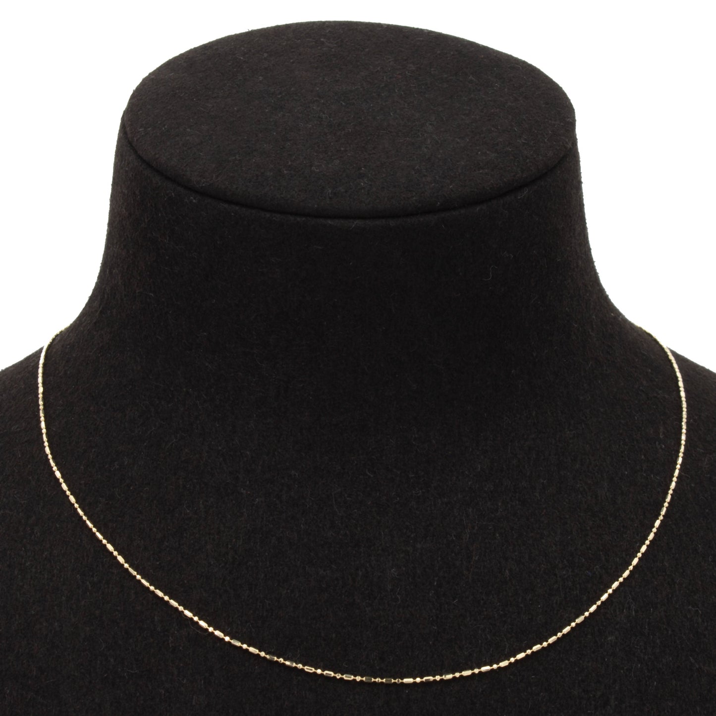 Halskette 14 Karat 585 Goldkette Modell "Punkt-Strich" – Feine Echtgold Damen Halskette