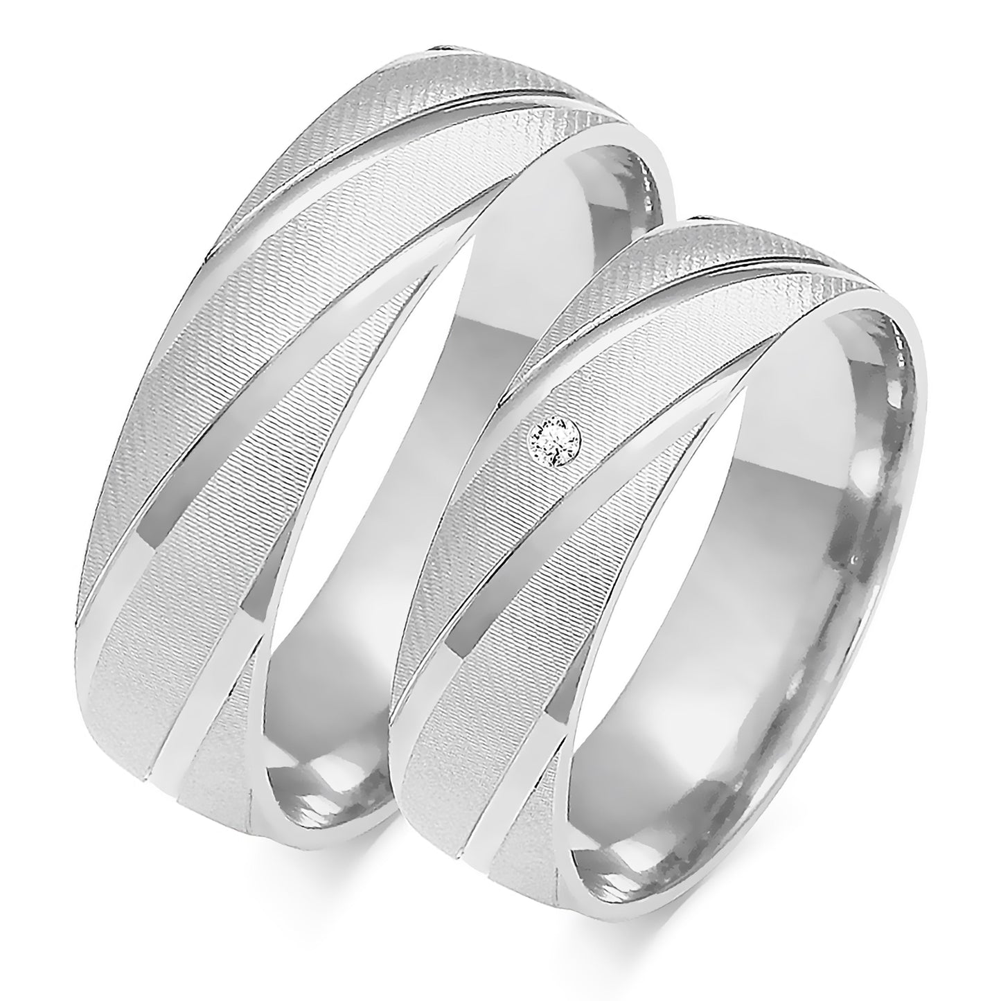 Xenara 5.50 mm + 5.50 mm - 0,014 ct. Diamanten
