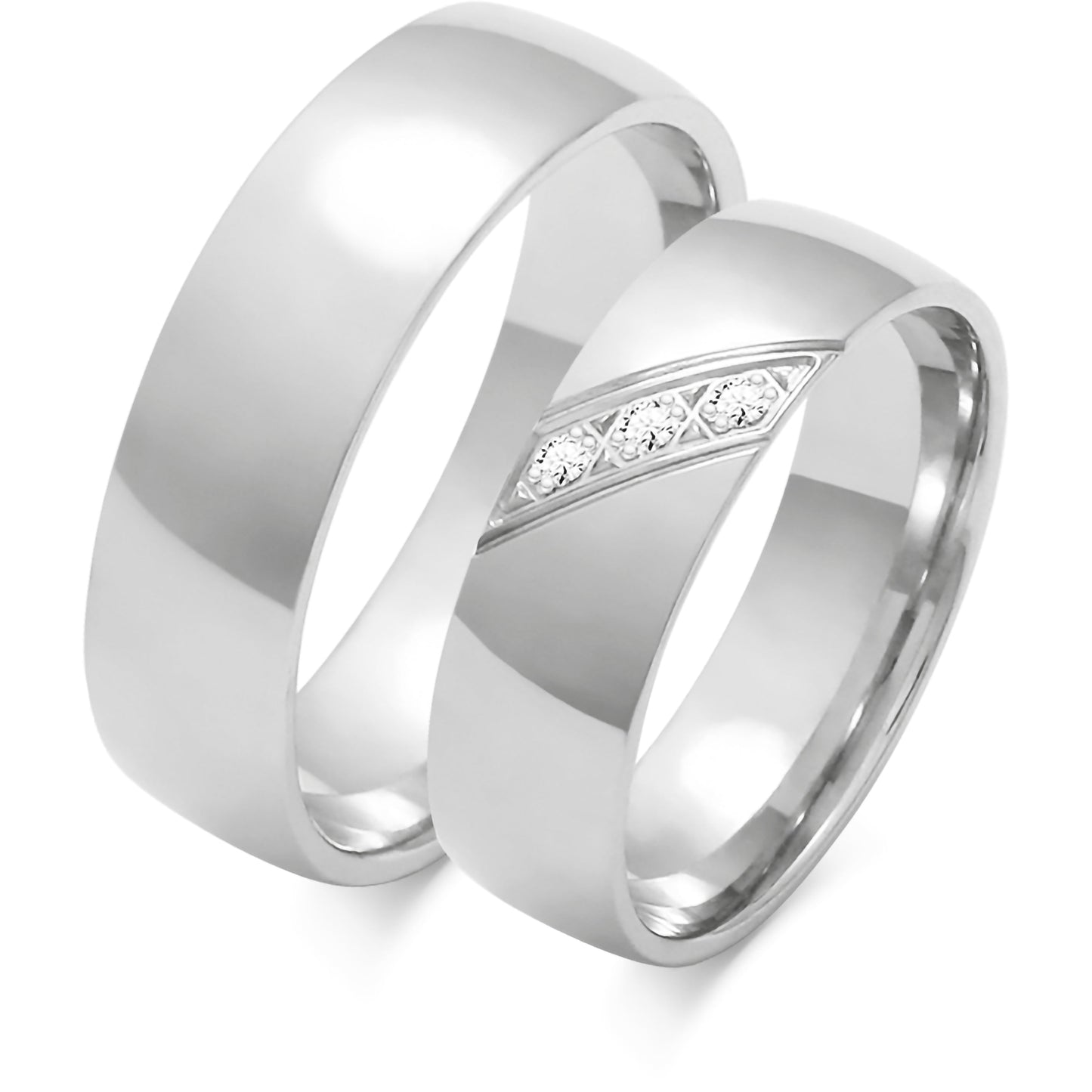 Sabella 6.00 mm + 6.00 mm - 0,042 ct. Diamanten