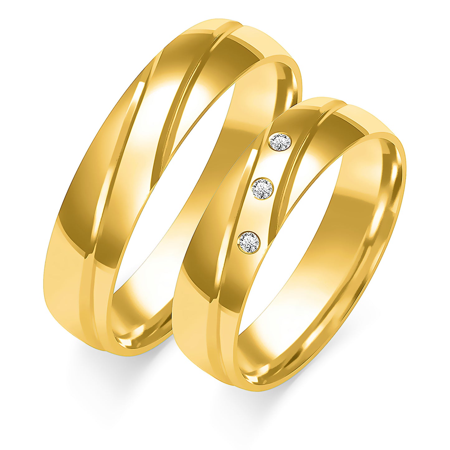 Karinda 5.00 mm + 5.00 mm - 0,027 ct. Diamanten