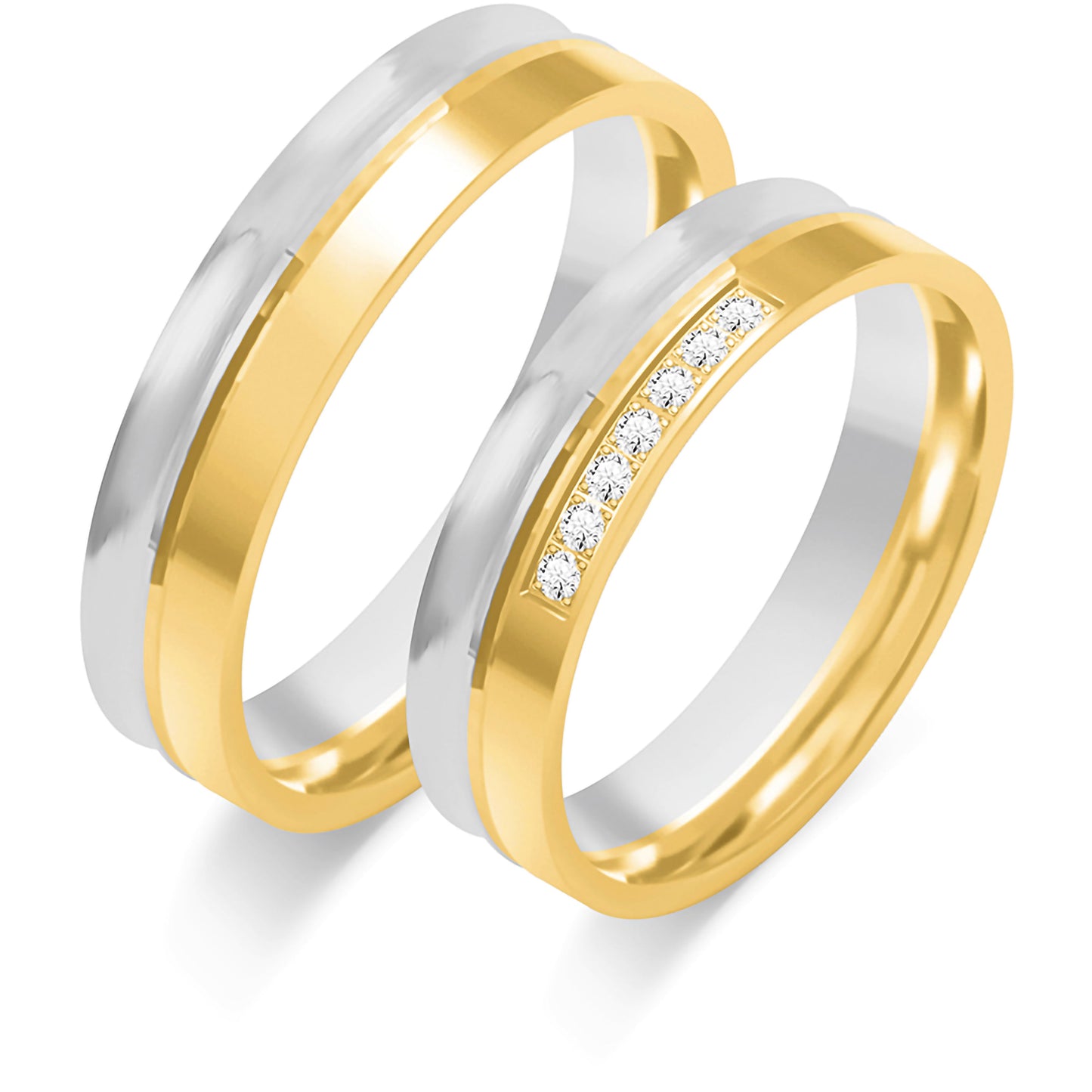 Urelissa 5.00 mm + 5.00 mm - 0,063 ct. Diamanten