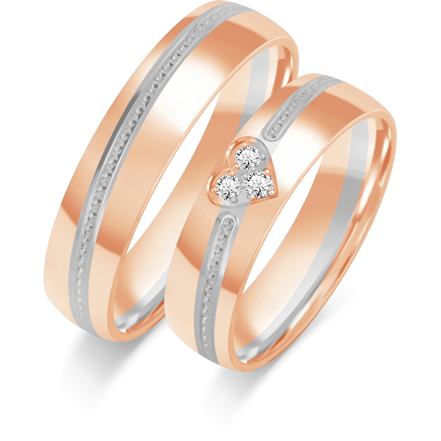 Isenora 5.00 mm + 5.00 mm - 0,042 ct. Diamanten