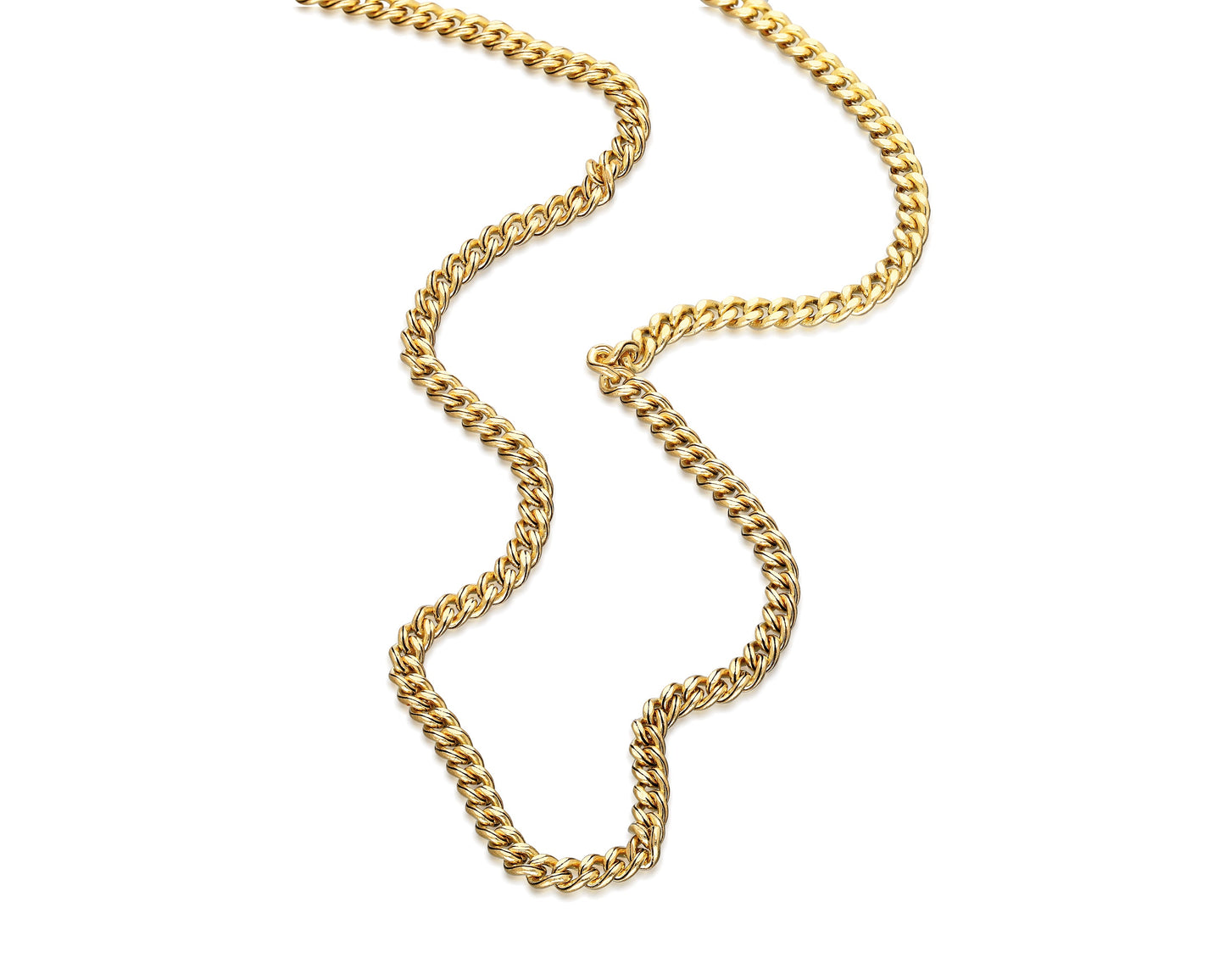 Halskette 14 Karat 585 Goldkette Panzerkette – Feine Echtgold Damen Halskette