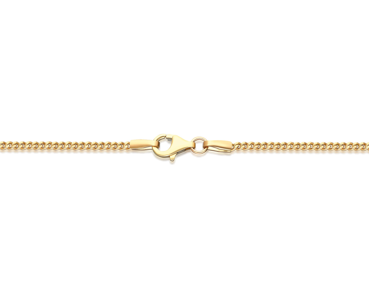 Halskette 14 Karat 585 Goldkette Panzerkette – Feine Echtgold Damen Halskette