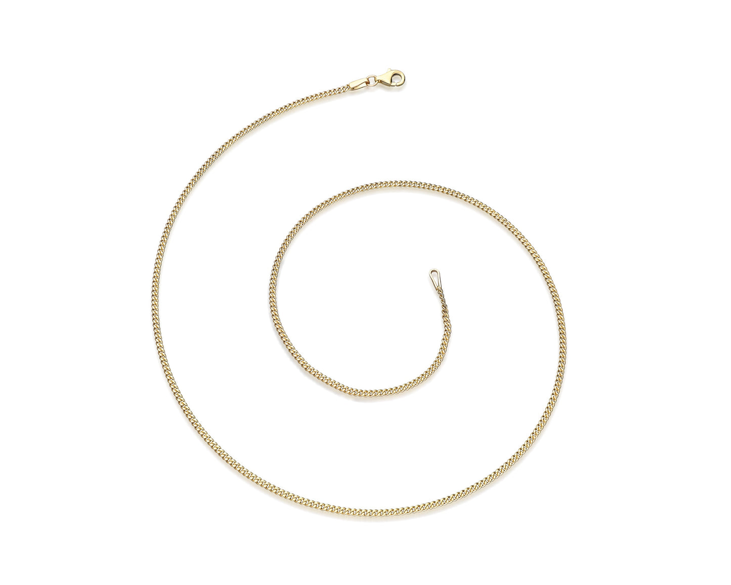 Halskette 14 Karat 585 Goldkette Panzerkette – Feine Echtgold Damen Halskette