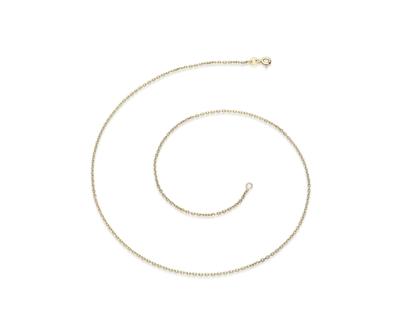 Halskette 14 Karat 585 Gold Ankerkette für Frauen – Feine Echtgold Damen Halskette
