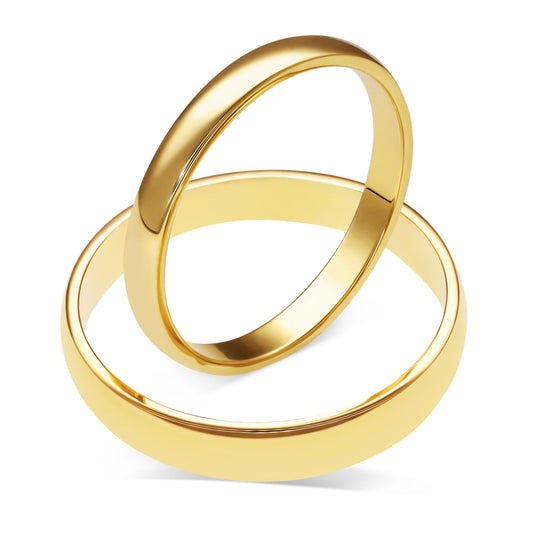 Klassisch 3.0 mm + 4.0 mm 585 / Gelbgold