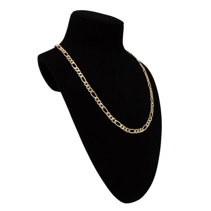 Halskette 14 Karat 585 Goldkette Figarokette – Echtgold Unisex Halskette