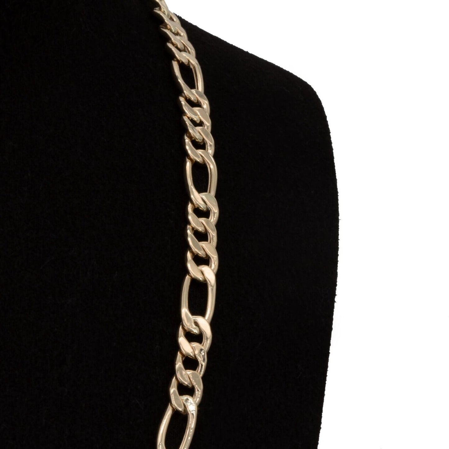 Halskette 14 Karat 585 Goldkette Figarokette – Echtgold Unisex Halskette