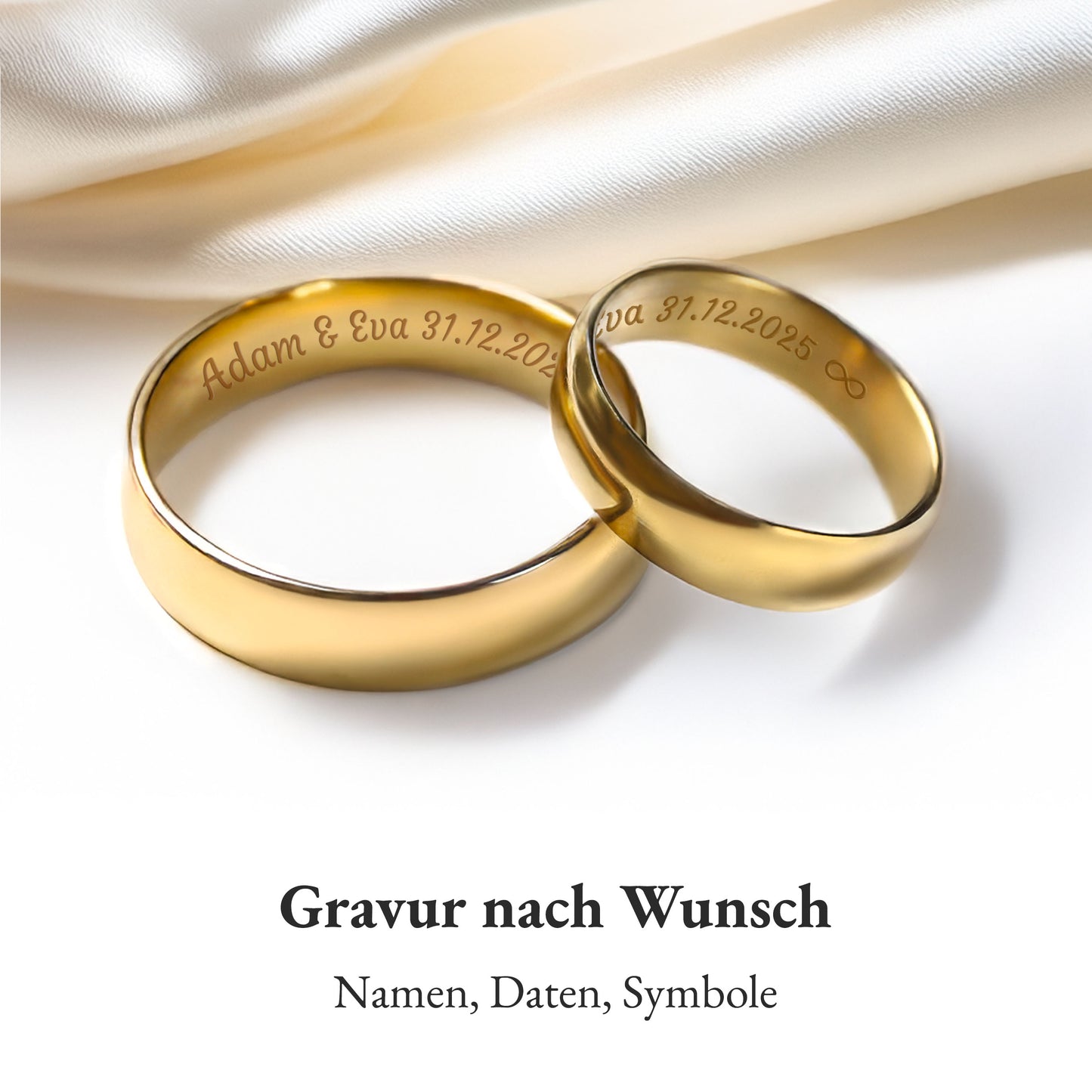 Klassisch 3.0 mm + 4.0 mm 585 / Gelbgold