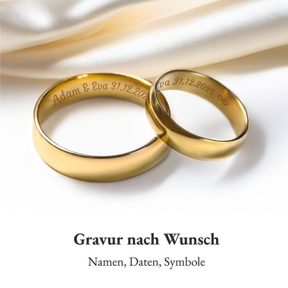 Klassisch 3.0 mm + 4.0 mm 585 / Gelbgold