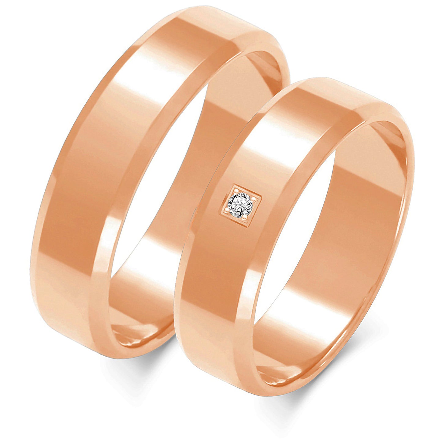 Aurum 5.50 mm + 5.50 mm - 0,009 ct. Diamanten