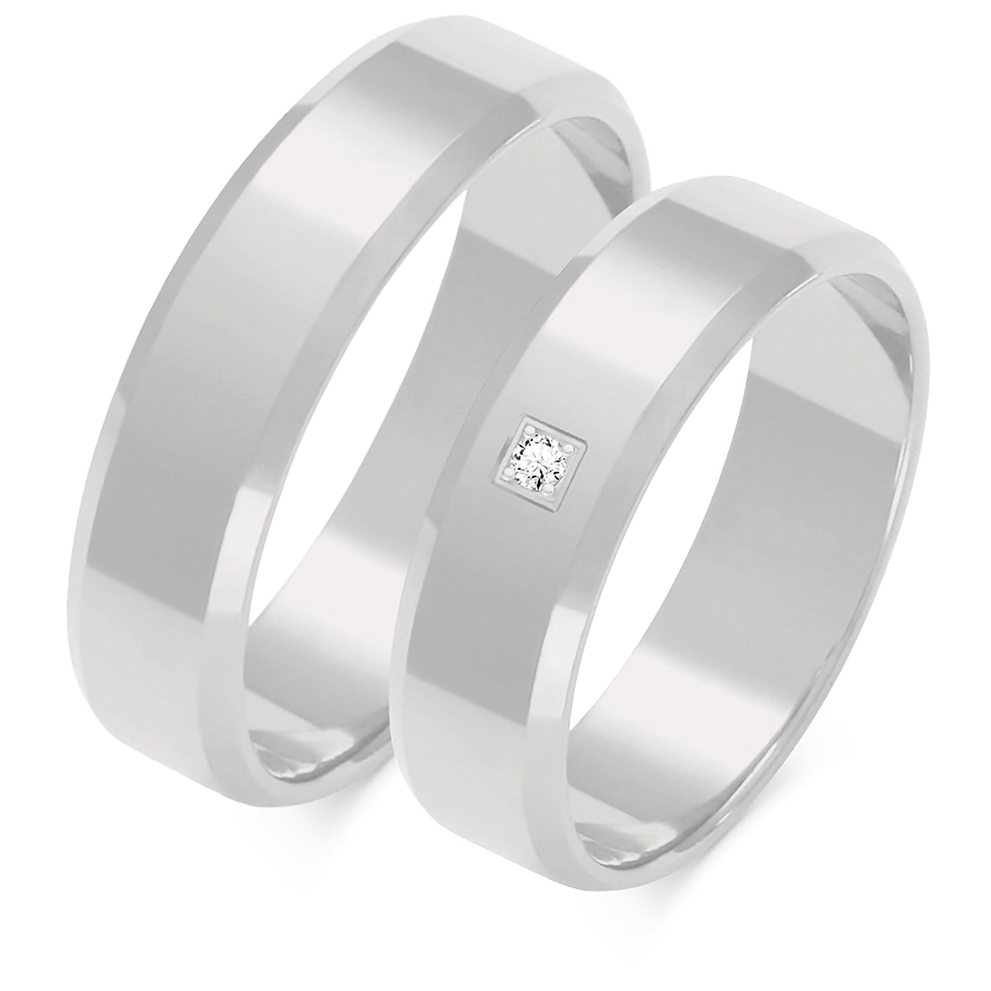 Aurum 5.50 mm + 5.50 mm - 0,009 ct. Diamanten