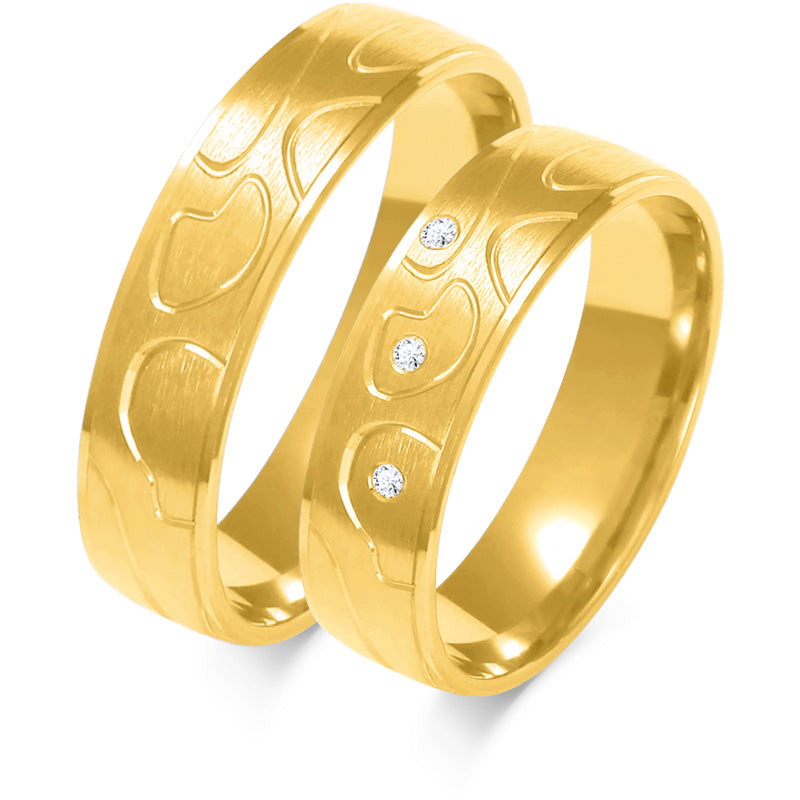 Vento 5.50 mm + 5.50 mm - 0,027 ct. Diamanten