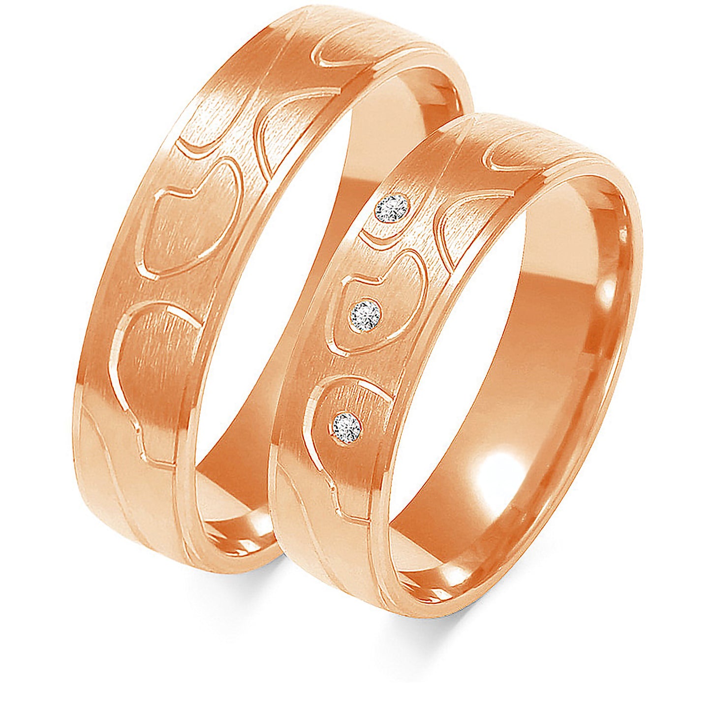 Vento 5.50 mm + 5.50 mm - 0,027 ct. Diamanten