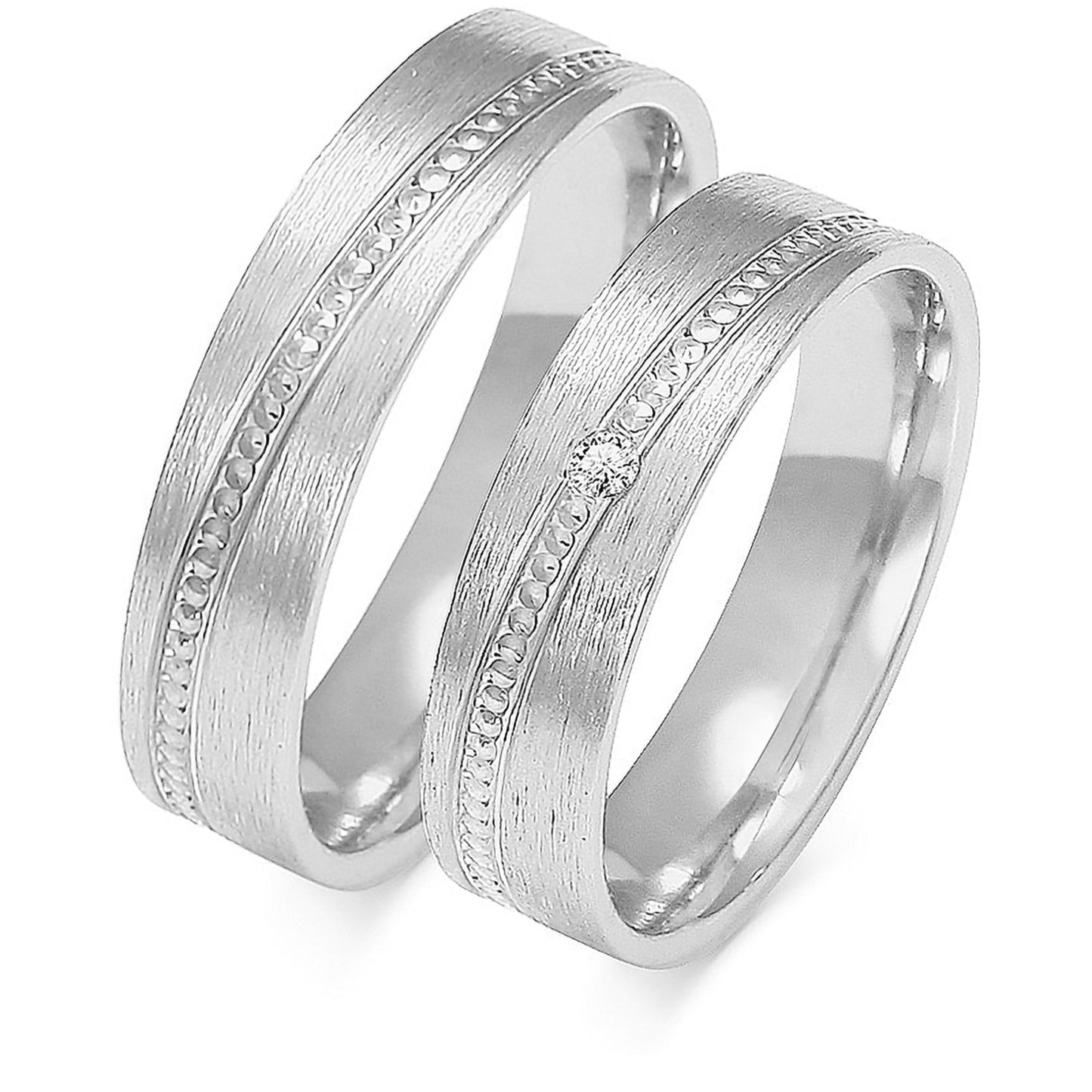 Anthea 5.00 mm + 5.00 mm - 0,022 ct. Diamanten