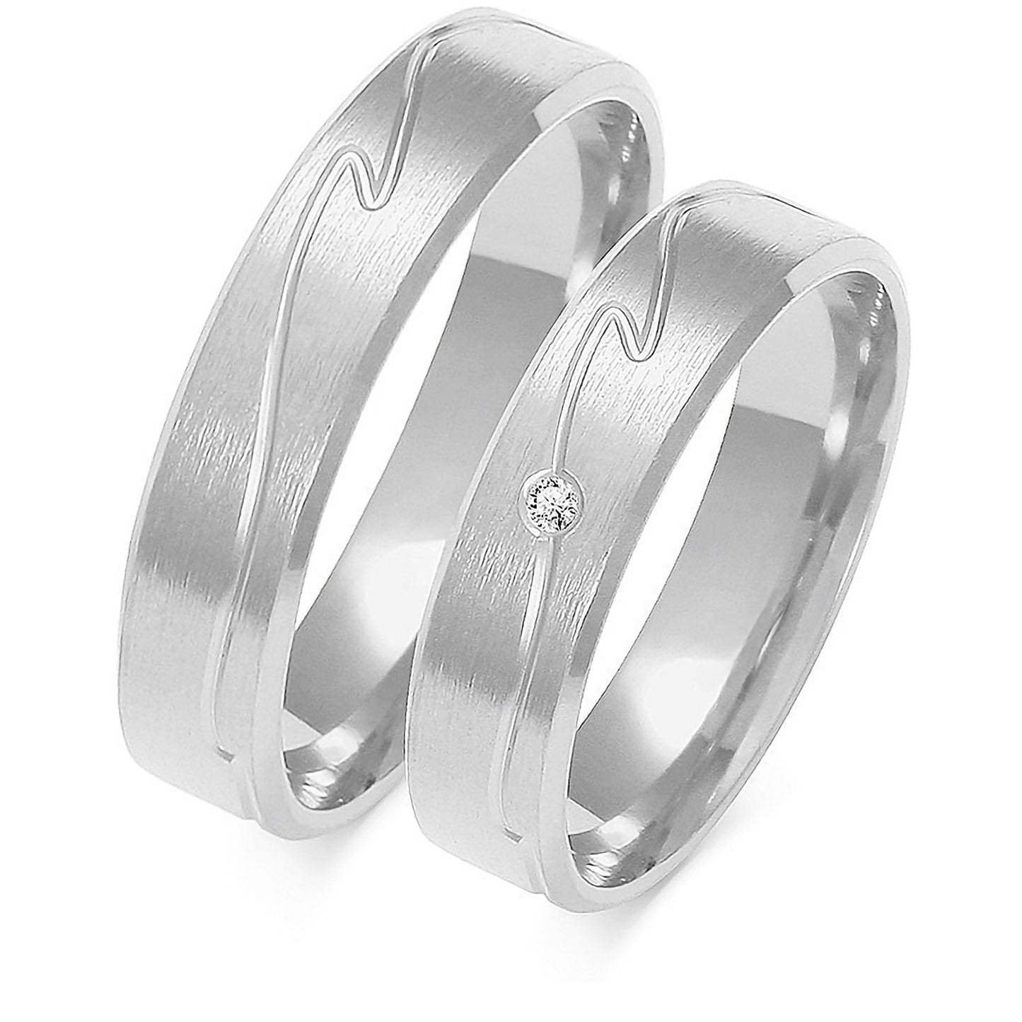 Fluvia 5.00 mm + 5.00 mm - 0,014 ct. Diamanten