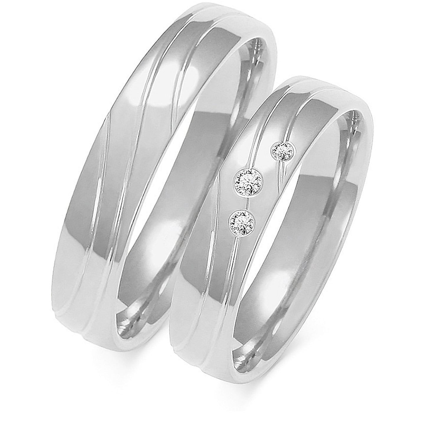 Orbis 4.50 mm + 4.50 mm - 0,045 ct. Diamanten
