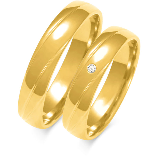 Fortis 4.50 mm + 4.50 mm - 0,014 ct. Diamanten