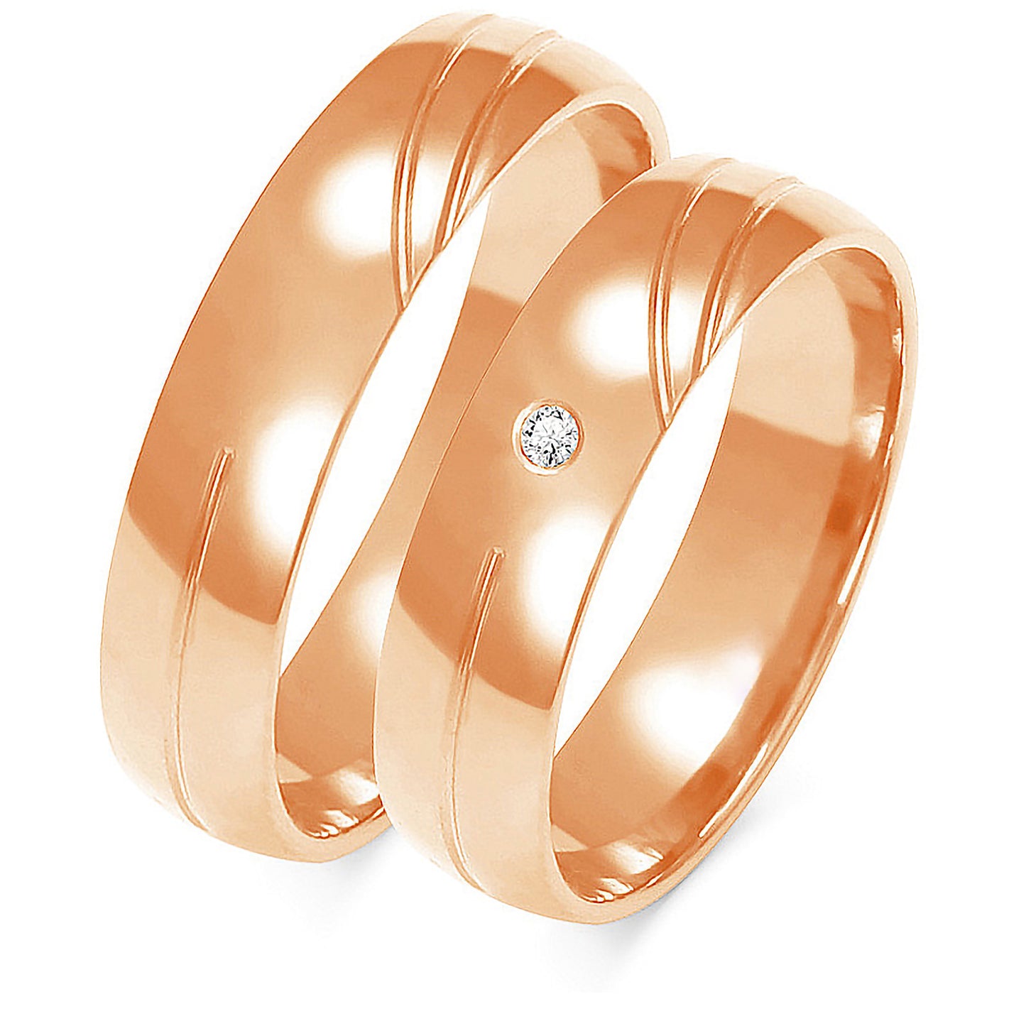 Sylva 5.00 mm + 5.00 mm - 0,014 ct. Diamanten