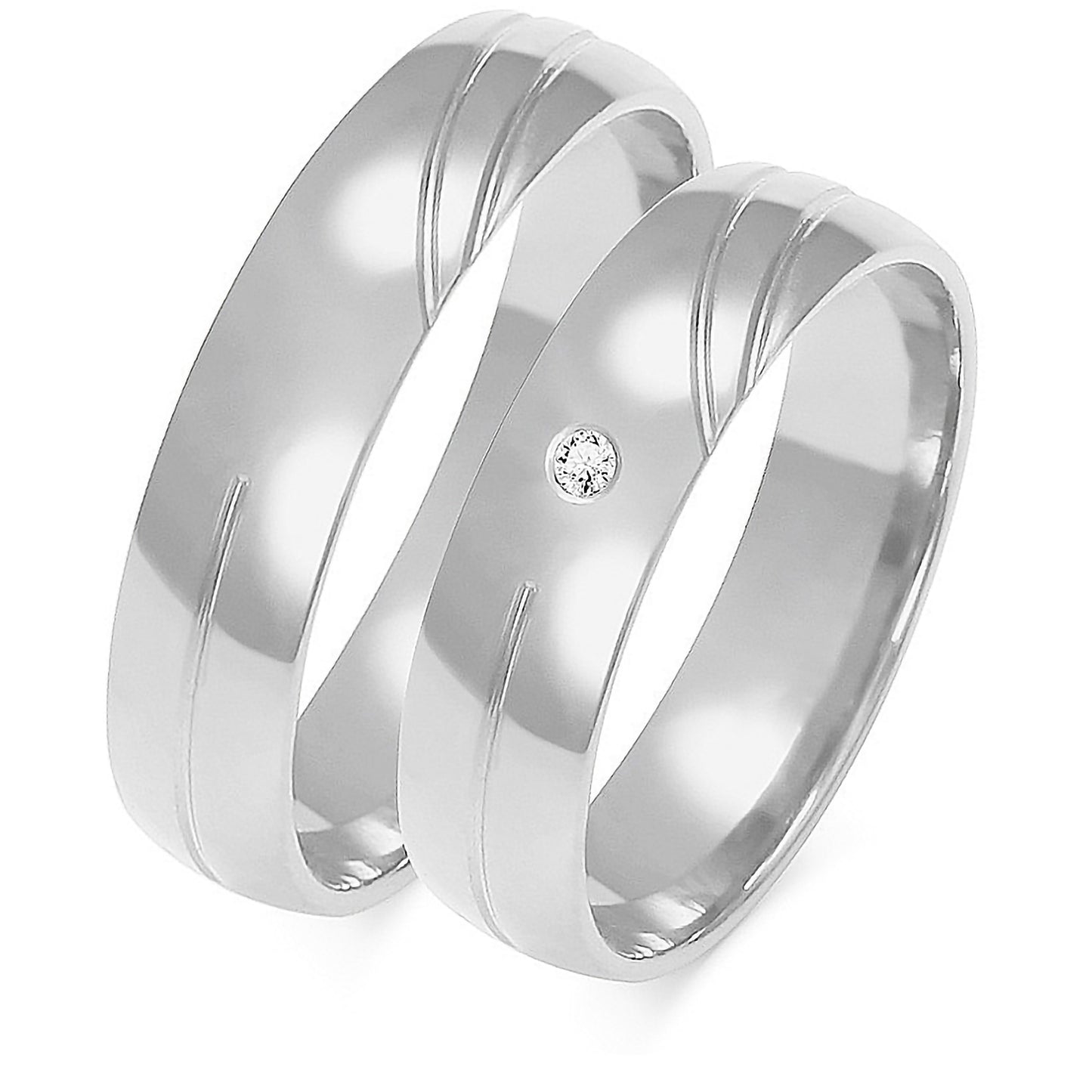 Sylva 5.00 mm + 5.00 mm - 0,014 ct. Diamanten