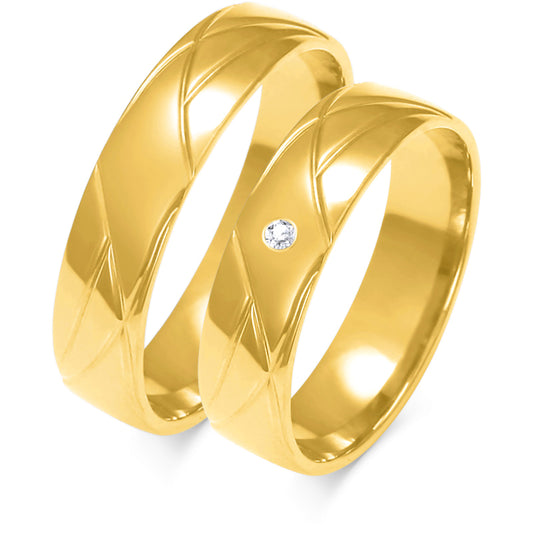 Celestia 5.00 mm + 5.00 mm - 0,022 ct. Diamanten