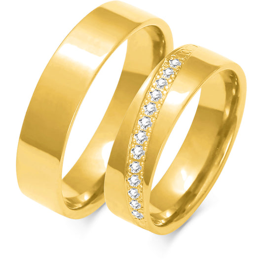 Lumière 5.00 mm + 5.00 mm - 0,182 ct. Diamanten