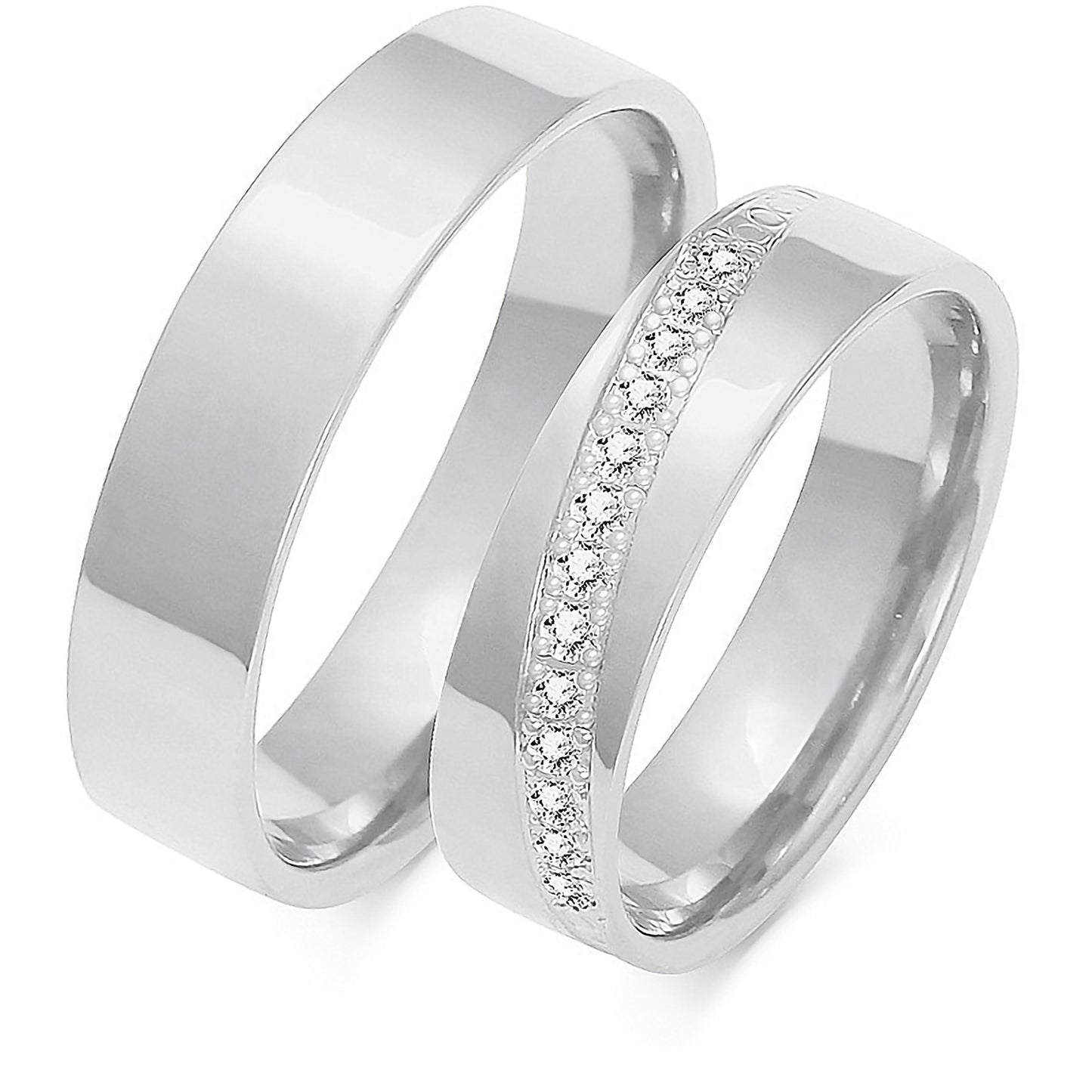 Lumière 5.00 mm + 5.00 mm - 0,182 ct. Diamanten