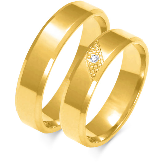 Verdora 5.00 mm + 5.00 mm - 0,014 ct. Diamanten