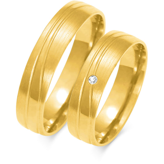 Vespera 5.00 mm + 5.00 mm - 0,014 ct. Diamanten