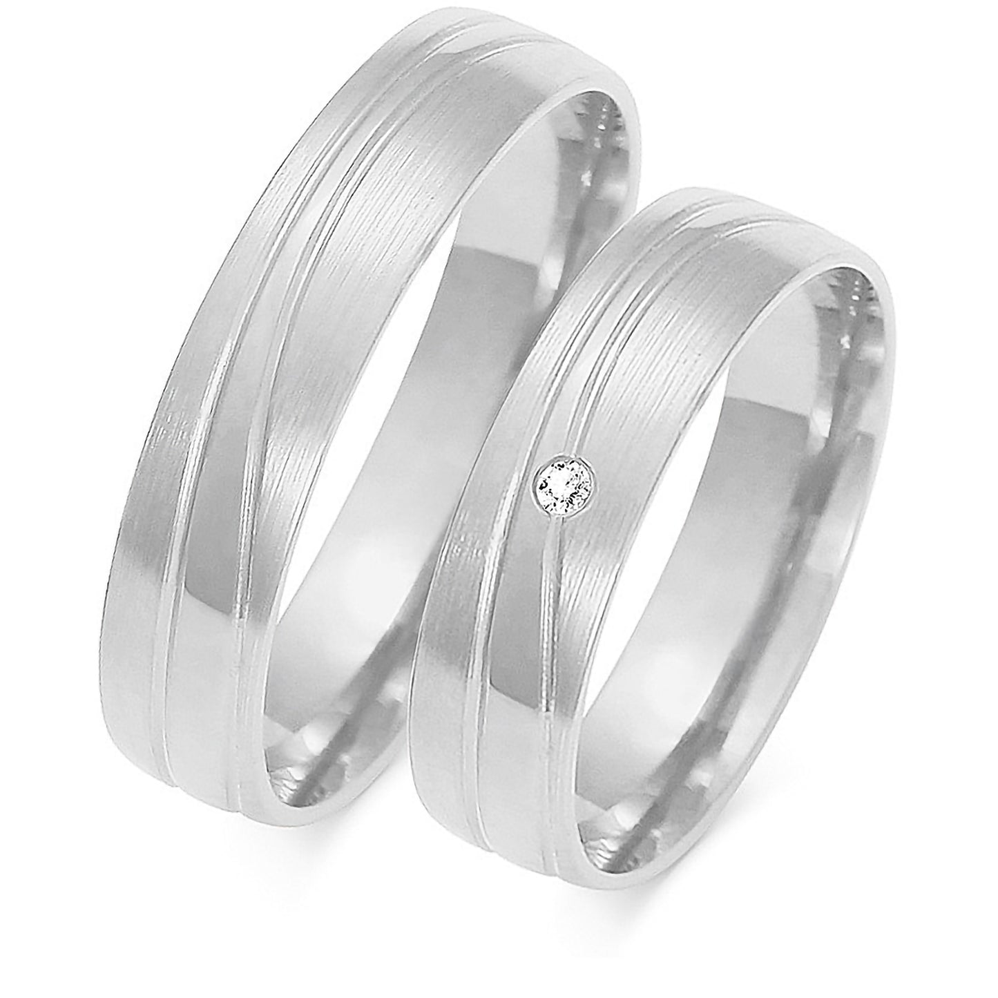 Vespera 5.00 mm + 5.00 mm - 0,014 ct. Diamanten