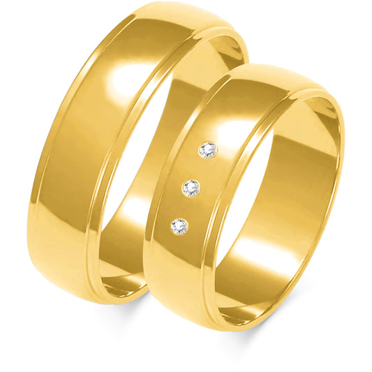 Maris 6.00 mm + 6.00 mm - 0,027 ct. Diamanten