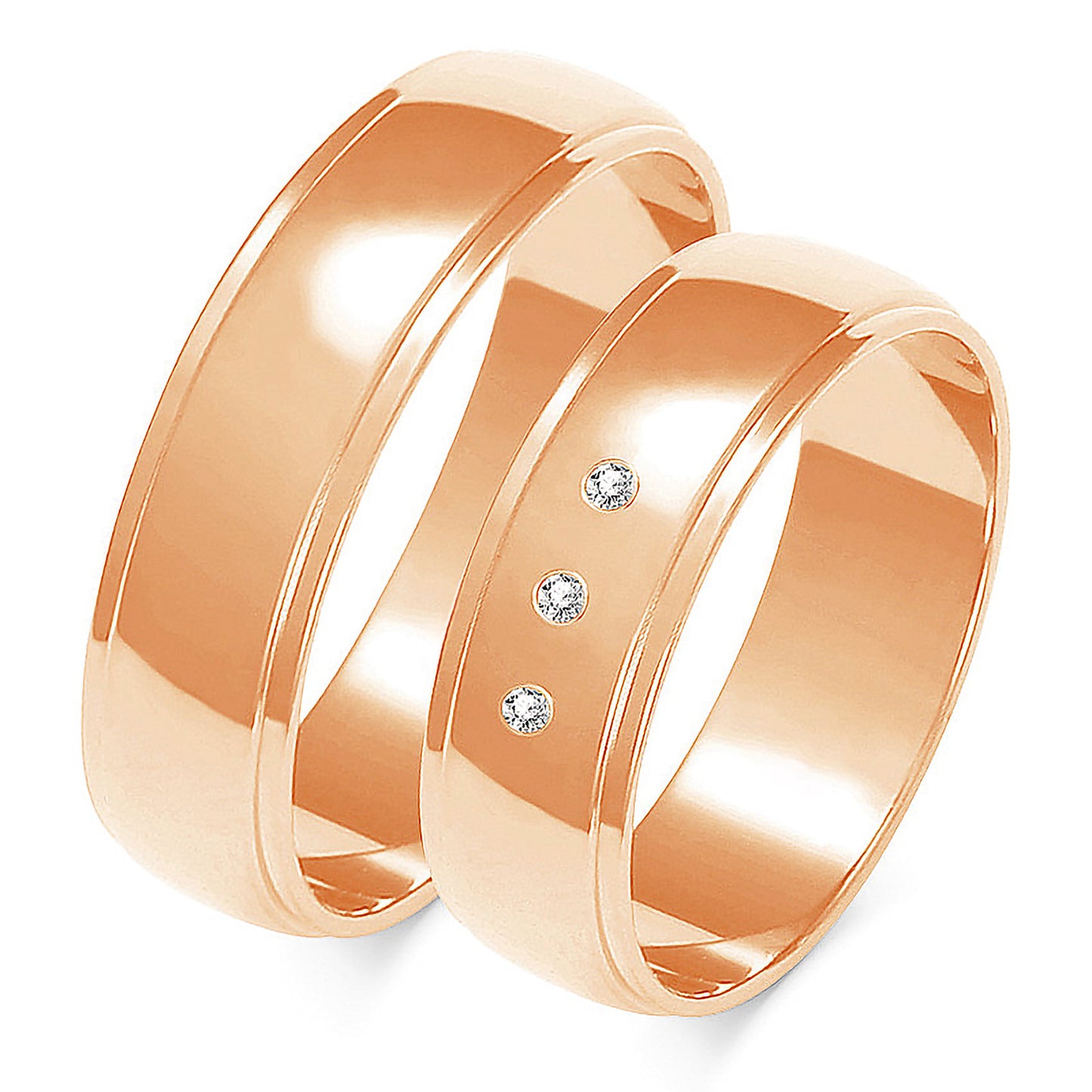 Maris 6.00 mm + 6.00 mm - 0,027 ct. Diamanten